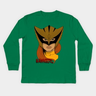 Hawkgirl Kids Long Sleeve T-Shirt